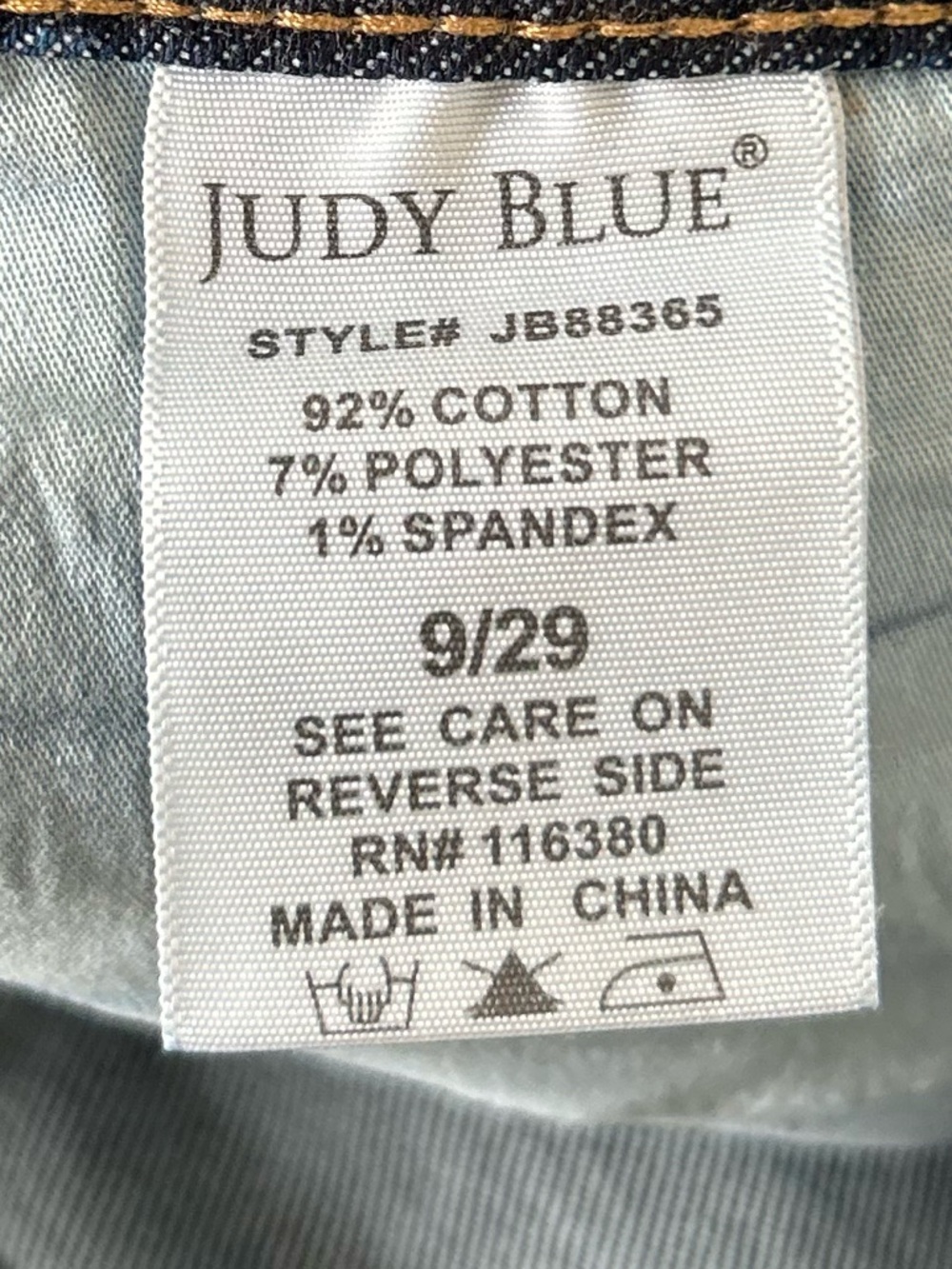 Judy Blue Skinny Fit Jeans 9 29 - Picture 6 of 6
